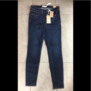 Madewell NWT Size 24 high rise skinny